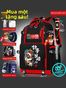 Balo Trẻ Em Mẫu Mới 2024 Hình Sư Tử Phong Cách Dân Tộc