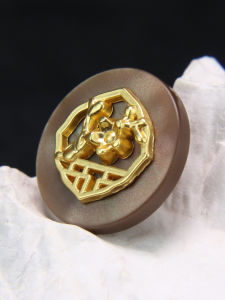 Nút Kim Loại Hình Hoa Mận Tròn Cao Cấp Đơn Giản Thời Trang Cổ Áo Nút Tay Áo Áo Len Nút Trang Trí Nhà Cửa Tự Làm