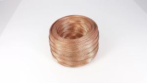 1/5/10m Braided Sleeve Pure Copper / Tinned Copper 4mm - 28mm Wire Cable Protect Shielded Signal Expandable Metal Sheath 