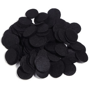 100-300pcs/lot Round Dots Felt Cutted Appliques Non Woven Patches Multisizes DIY Scrapbook Decoration Handmade Craft Accessories