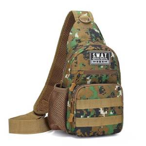Casual Camouflage Crossbody Bag for Men Single Shoulder Fashion Brand Trendy Messenger Bag Multi-Functional Chest Bag