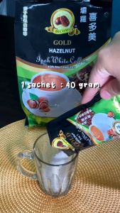 HICOMI Hazelnut Ipoh White Coffee | 40g x 12 Sachets | 喜多美榛子怡保白咖啡 |