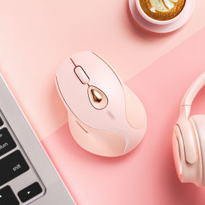 inphic DR801 Bluetooth Wireless Mouse Rechargeable Silent Click 2400dpi Optical Mice Multiple Connections 2.4GHz+Bluetooth5.0/4.0