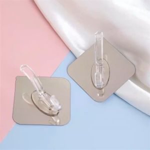 ตะขอเสื้อผ้า ตะของาช้าง ตะขอแขวนเสื้อ ตะขอกาวเหนียว Hook Up