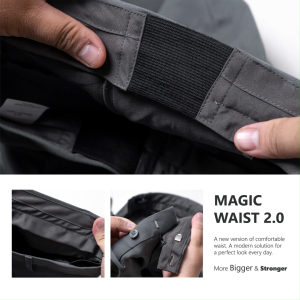 BlueButton Celana Chino Ankle Pants Slim Fit Dark Grey