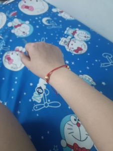 Vòng tay chỉ đỏ chuông vàng  có thể điều chỉnh  thủ công dây đeo tay bện  vòng tay cặp đôi quà lưu niệm may  mắn dành cho phụ nữ và nam giới