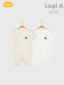 Aengbay | Bodysuit Tay Ngắn Mỏng Cho Bé Mới Sinh Mùa Hè