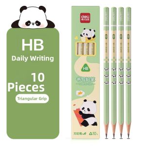 deli | Triangular Shaft Writing Drawing Pencil for Primary School Beginners HB 2B