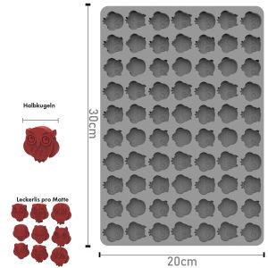 Mold Kẹo Chocolate Baking Silicone Pet Dog Candy Ice Cube Molds Baking Tray Đồ Dùng Nhà Bếp DIY Nướng Moulds Cho Chó