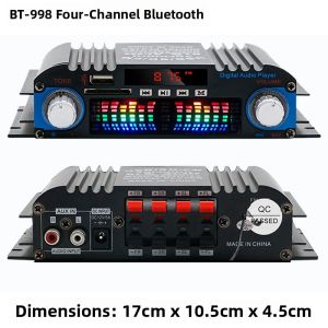 BONINGYU | Powerful Small HIFI Bluetooth SD Card Amplifier 12V