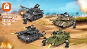 ND THAILAND ตัวต่อ รถถัง ทหาร FORANGE BLOCK M1A2 MAIN BATTLE TANK 406 PCS FC4002