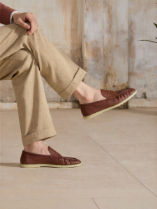 Truffaut | New Creased Genuine Leather Mens Loafers Summer