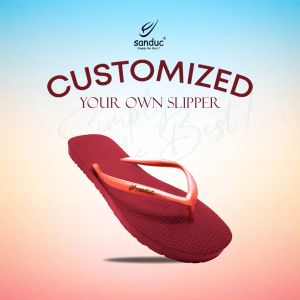 Sanduc Getah SR Perempuan Mix & Match Selipar Warna Raspberry 2 - 6 Warna