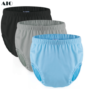 AIO Waterproof Diaper Pants for Adults Washable Diaper Care Pants Leak-proof Pants Swimming Pants Coat Eldly Diaper Dropshipping
