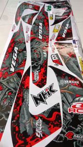 ( COD ) VEGA ZR sticker striping motor YAMAHA VEGA ZR IP.V-11 striping variasi racing bisa custom