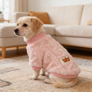 Soft Fleece Pet Sweater Autumn Winter Warm Vest Anti-Cold Dog Cat Clothes for French Bulldog Yorkshire Small Breeds