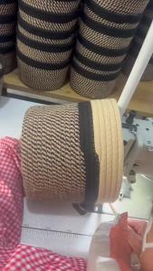 Pzcf quần áo đồ chơi túi xếp mỹ phẩm trong nhà Chậu Hoa Chủ dung tích lớn dệt tay bông dây Giỏ Hoa Đan nồi lưu trữ Giỏ quần áo bẩn giỏ tối giản