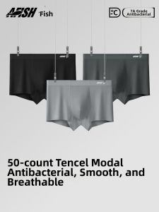 YIZHIYU | Breathable Modal Silk Crotch Mens Boxer Briefs
