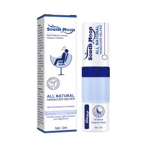 South Moon All Natural Hangover Helper Relieve Hangover Headache Dizziness Nausea Fatigue And Stomach Discomfort Refresh Your Mind And Reduce Discomfort Calm The Body Mind Restore The Speed Of Blood Circulation Make The Mind Clearer And Concentrate(2ml)