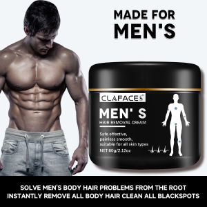 Men Painless Hair Remover Cream Mild Non Irritating Inhibition Hair Growth Eliminate Beard Body Chest Private Parts Depilatory