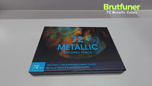 Angelohut X Brutfuner Original Pensil Warna 72 Colors Metallic / 72 Warna Metallik