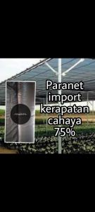 Paranet 75% panjang 50 meter lebar 3 meter