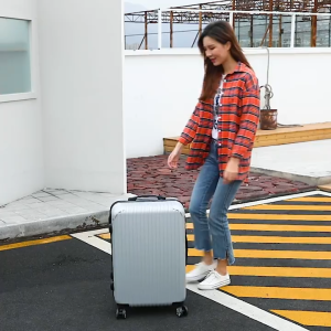 BoldEdge Luggage Travel Bag 20inch/24inch with 8 dual wheel ABS+PC with Secure Password LcokTrolley Case