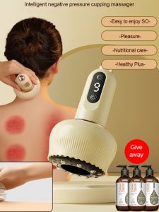 Electric Cupping and Scraping Instrument/Dampness and Coldness Removal/No More Fatigue/Home Meridian Dredging Brush/Universal Back Massager for the Whole Body