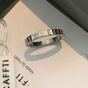 CAFFTI | Non-color-loss Titanium Steel Ring Designer Minimalist Luxury
