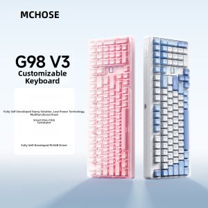 MCHOSE | Customizable Wireless Triple-Mode Bluetooth Mechanical Keyboard