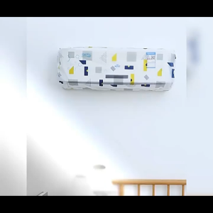 Waterproof Indoor Air Conditioner Cover for Wall-Mounted Air Conditioners Mini Split Air Conditioner Indoor Dust Protector