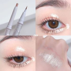 FAMOTY Double HEAD อายไลเนอร์ Liquid Down TO Shadow ดินสอ Eye Highlighting อายแชโดว์ NATURAL Big Eye แต่งหน้าเจลปากกา