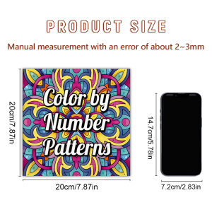 Adult Picture Book - Pattern Coloring Book for Stress Relief and Color Coordination Practice （no numbering）