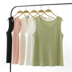 Summer New plus Size Strap Vest Women Loose Meat Covering Outdoor Wear Sleeveless Base Shirt Slimming Shoulder Top