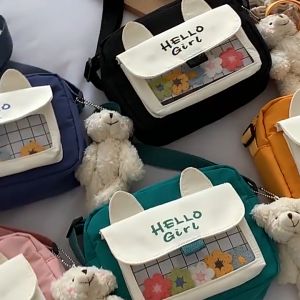 TASNOVAKU - HELLO GIRL SELEMPANG PEREMPUAN TAS BAHU WANITA SLINGBAG