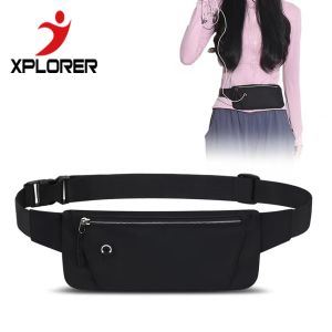Lightweight Waist Bag Sports Running Belt Fanny Bag for Jogging Running Hiking Mountaineering Waist Bag Phone Pouch Cellphone Key Holder Reflective