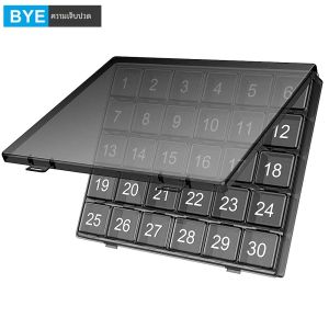 กล่องยา30วัน1ชิ้นกล่องยาเดือนละ4สัปดาห์กล่องใส่ยาช่องใหญ่สำหรับจัดยาวิตามิน