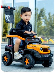 Childrens Four-Wheel Electric Car Toy Remote Control Male Female Model Child Vehicle Can Sit People Charging Kids Car Toy