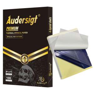 Audersigt A4 Tattoo Transfer Paper Thermal Stencil Copy Paper for Tattoo Printer Machine Professional Supplies