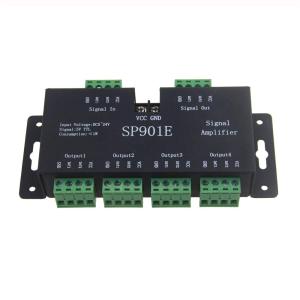 SP901E SPI Signal Amplifier Repeater for WS2812 WS2811 ETC All The RGB Addressable Strip Light and Dream Color Programmable LED