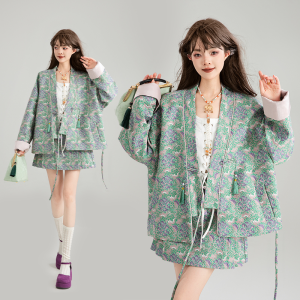 Keiko | Silk Brocade Traditional Style Outfit