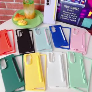 szhaiyu | With S Pen with Pen Slot Matte PC Shockproof Phone Case for Samsung Galaxy Z Fold 7 6 5 4 3 Fold7 for Samsung Z Fold 7 6 Cover