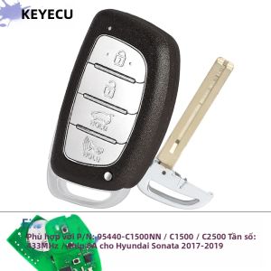 Chip Chìa Khóa Điều Khiển Từ Xa Thông Minh KEYECU 434 MHz CQOFD00120 Dành Cho Hyundai Sonata 2017-2019 8A Với Chất Liệu ABS