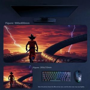 Bandai | Office Fashion Quality Printed Rubber Mouse Pad Two-dimensional Animation Dragon Ball Goku Series Rubber Mouse Pad Tablecloth