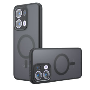 Case for OPPO Reno13 Pro Reno13 5G Matte and Clear Phone Case Magsafe Ring Back Cover Anti-yellowing Anti-fingerprint Four Corners Anti-drop Shockproof Protective Case