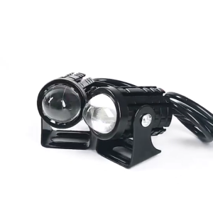 ✔Two waterproof LED headlights motorcycle low high beam mini bulbs and a switch included