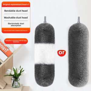 Extendable Feather Duster 78cm to 2 Meters 8 for Home Use Roof High Places Dust Cleaning round Head Microfiber Reusable