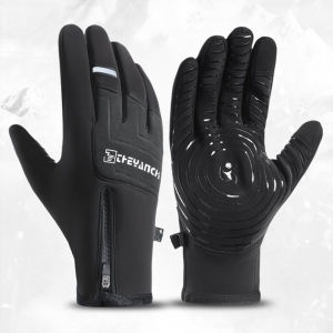 GTUBIKE Mens Winter Cycling Gloves - Warm Comfortable Cold Weather Water-Resistant Sensitive Touch Screen Non-Slip Grip