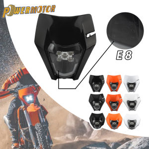 Cho Ktm EXC Đèn pha tấm Xe Máy Led Đèn Pha supermoto Enduro phổ 2007 2020 XC SX MX Dirt Bike Motocross đèn pha