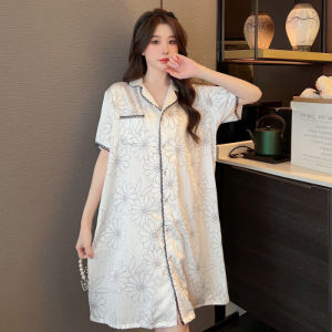 Váy Ngủ Ren Gợi Cảm Bằng Lụa Băng Mùa Hè Cho Nữ Váy Ngủ Họa Tiết Báo Hoa Văn Ren Mát Mẻ Cho Gia Đình Và Phòng Riêng